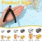 Crimping Beads for Jewelry Making, 2200 Pieces Crimp Tubes with Crimping Pliers for Earring Necklace Bracelet DIY Jewelry Making(3 Sizes, 4 Colors)